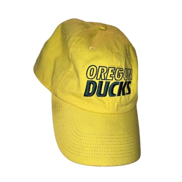 Oregon Ducks Adjustable Yellow Baseball Cap Nike Sportswear Dri-fit OS JJ3669 - Picture 2 of 9